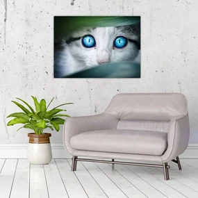 Tablou cu pisica (70x50 cm), în 40 de alte dimensiuni noi