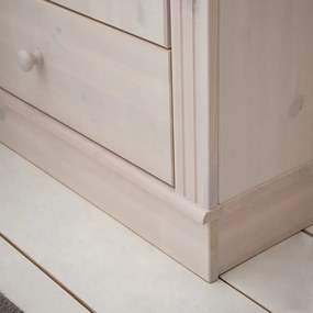 Șifonier alb din lemn de pin 65x180 cm Anita – Støraa