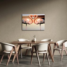 Tablou - doi flamemgo (70x50 cm)