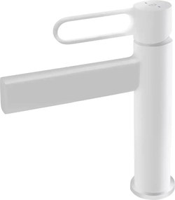 Baterie lavoar FDesign Zaffiro monocomanda alb mat