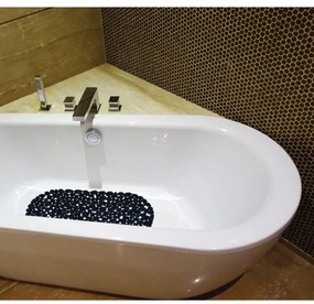 Spirella Suport antiderapant pentru cadă GALETS,negru, 99 x 39 cm