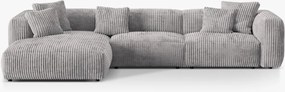 Coltar modular Martina corduroy Tilia L332 cm