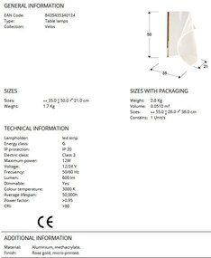 Veioza LED ultra-moderna design exclusivist Velos