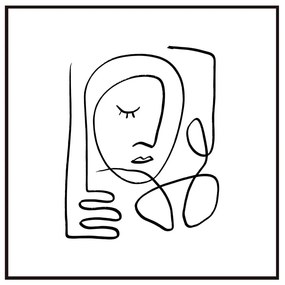 Tablou 50x50 cm Linear Face – Styler