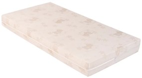 Saltea cu husa detasabila KikkaBoo Extra Comfort 120x60x12cm Bear Bej