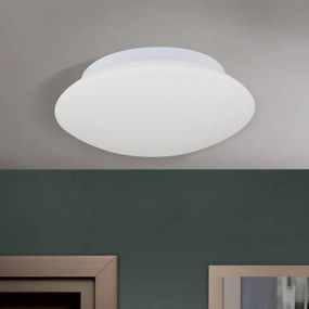Plafoniera moderna diametru 25cm, Alba