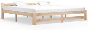 Cadru de pat, 200 x 200 cm, lemn masiv de pin