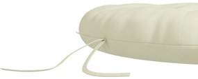 Outsunny Covoraș de șezut, covoraș pentru scaun, covoraș șezut, cu design tufted, 80 cm x 80 cm x 10 cm, Crem | Aosom Romania