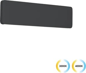 Aplică de perete LED KELDA LED/12W/230V 3000K/4000K negru