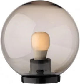 Glob cu soclu acrilic alb fumuriu 25cm E27 IP65 37-002 LUMEN