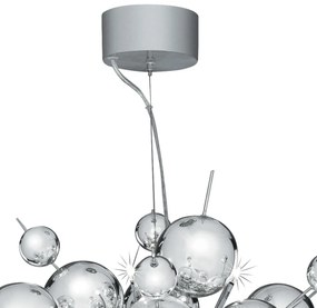 Lustra eleganta design ultra-modern Molecule crom 8312-12CC SRT