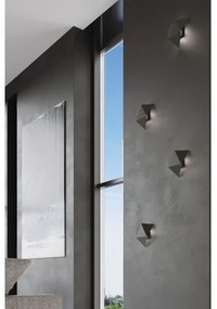 Aplică perete SOLIDO 2xG9/40W/230V negru