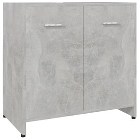 802574 vidaXL Dulap de baie, gri beton, 60 x 33 x 61 cm, PAL