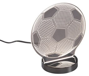 Neon tafellamp transparant incl. LED dim to warm - Soccer