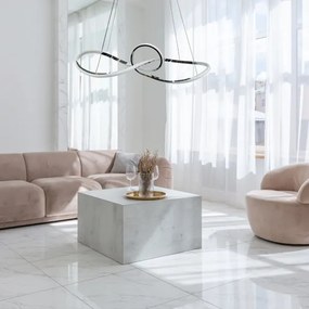 Lustră LED pe cablu MARCO LED/42W/230V crom lucios