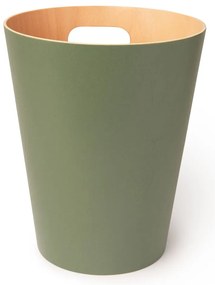 Coș de gunoi verde 7,5 l Woodrow – Umbra