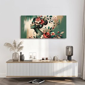 Tablou muză florală