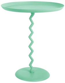 Măsuță auxiliară rotundă din metal ø 44 cm Zig Zag – Leitmotiv