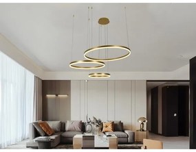 Lustră LED dimabilă pe cablu LED/125W/230V 3000-6500K + telecomandă