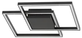 Lustra LED aplicata design modern geometric BILBAO 25W negru NVL-9500822