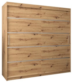 Dulap de haine 200 cm Verika 1 200 (stejar artisan). 1063728