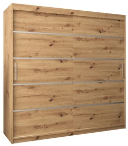 Dulap de haine 250 cm Verika 1 250 (stejar artisan). 1063742