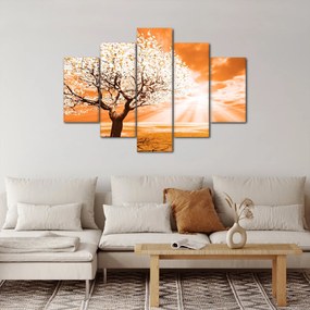 Tabloul cu pomul portocaliu (150x105 cm)