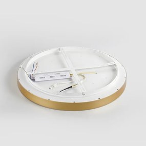 Brilagi - Lampă LED dimabilă GLASS POOL DOUBLE LED/48W/230V 40 cm aurie + telecomandă
