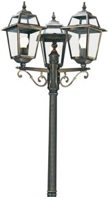 Stalp de iluminat exterior stil traditional IP44 New Orleans 1528-3 SRT