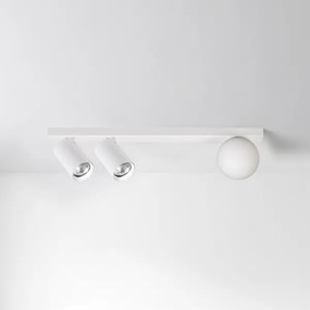 Brilagi - Lampă spot SELE BALL 2xGU10/30W/230V + 1xG9/10W, albă