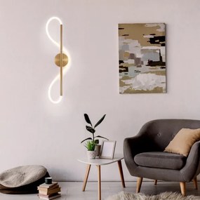 Aplica de perete LED EMMA LED/19W/230V aurie