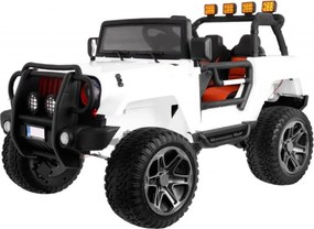 Masinuta Electrica cu acumulator pentru copii NOVOKIDS™ Jeep 4X4 PRO, 2 locuri, Max 40 kg, Roti din Cauciuc EVA, 3-10 ani , Husa ploaie si rucsac ,2