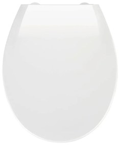 Capac WC cu închidere lentă Wenko Kos, 44 x 37 cm, alb