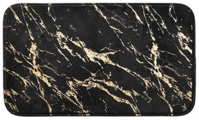 Covoraș de baie negru-auriu 45x75 cm Aquamarbre – douceur d'intérieur