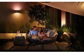 Aplică LED RGBW dimabilă de exterior Philips Hue DYMERA 2xLED/10,2W/230V IP44