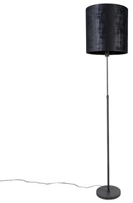Lampă de podea cu abajur negru 40 cm reglabil - Parte