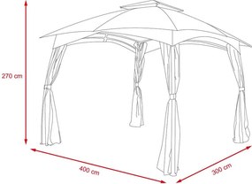 Cort de grădină pentru petreceri - Foișor Avenberg MODESTO