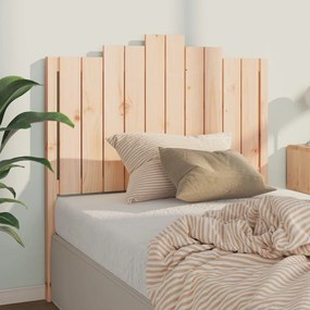 Tablie de pat, 106x4x110 cm, lemn masiv de pin 1, Maro, 106 x 4 x 110 cm