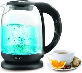 Fierbator Apa ZILAN ZLN3956, 2200W, 1.7L, Control Temperatura, Iluminare LED, Sticla