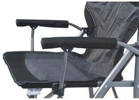Scaun camping pliabil negru