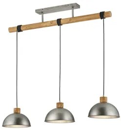 Suspensie vintage 3 becuri E27 Delhi 303400367 Trio
