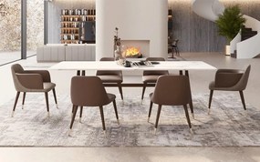 Scaun lemn masiv dining Capella, 55 × 67 × 78 cm