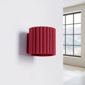Aplică de perete burgundy ø 10 cm Zora – Sollux
