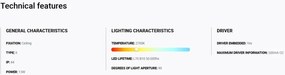 Spot LED incastrabil CROC IP44 recessed white 13W 18cm 90 grade 2700K CRI90 triac