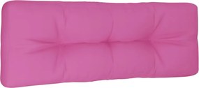 vidaXL Pernă de paleți, roz, 120x40x12 cm, textil