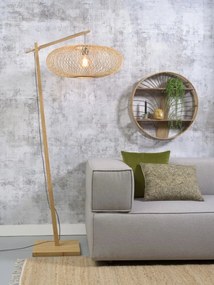 Lampadar eco din bambus Cango natur, 60x25cm