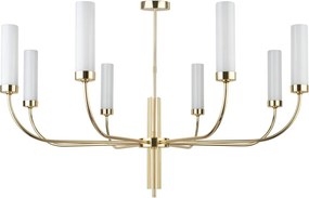 Candelabru modern realizat manual din alama Mussa 8L