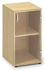 Dulap din sticlă îngustă joasă ProOffice 40 x 45,8 x 73,5 cm, pară sălbatică autentică