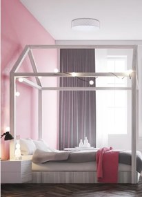 LED Lampă Reglabilă GALAXY KIDS LED/24W/230V stele roz/alb + DO