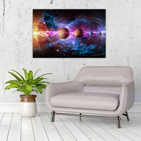 Tablou - Sistemul solar (90x60 cm)